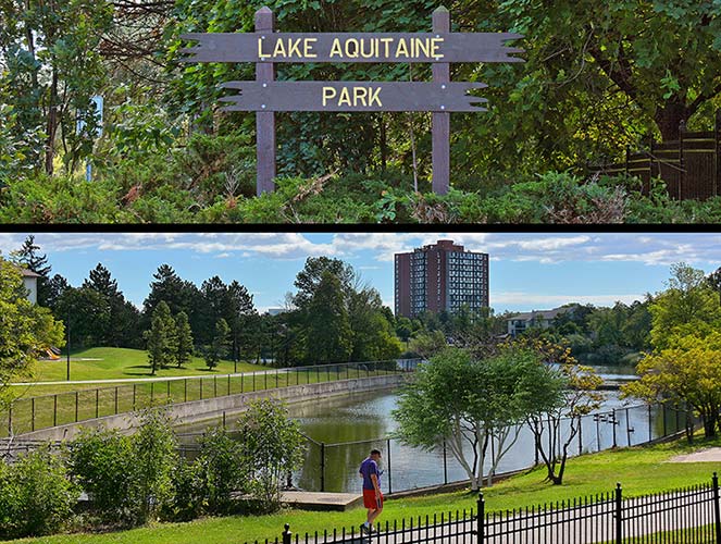 050-Jog Over to Lake Aquitaine Park